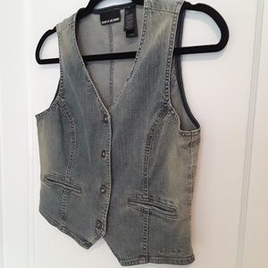 DKNY//JEANS Distressed Jean Jacket